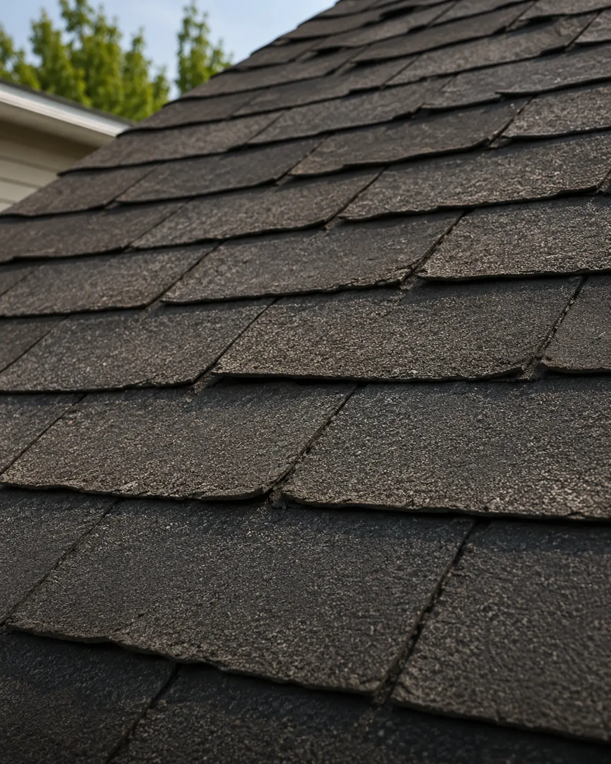 Aging asphalt shingles suitable for GoNano NuRoof Revive treatment